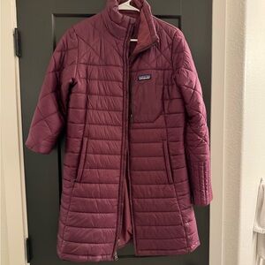 Women’s Long Patagonia Jacket size medium
